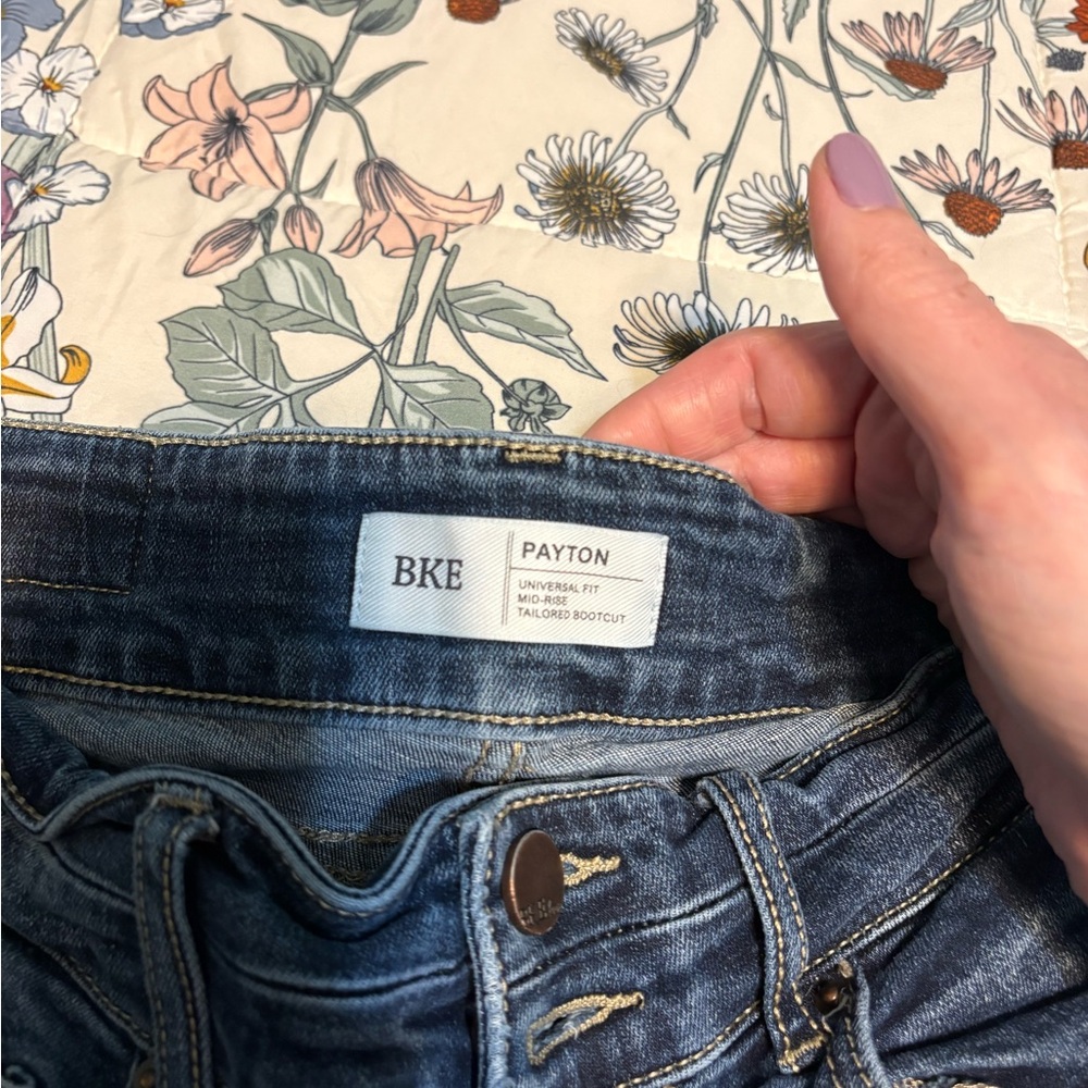 BKE Women's Boot Cut Jeans in Blue - Picture 2 of 5